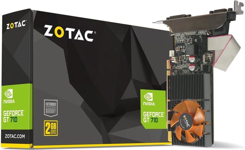 Zotac GeForce GT 710 NVIDIA 2 GB GDDR3