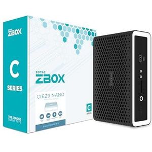 Zotac - ZBOX C Serie CI629 - PC - Zwart - Grijs - Intel Core i3-1315U