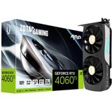 Zotac Nvidia GeForce RTX 4060 Ti Videokaart GAMING AMP 16 GB GDDR6-SDRAM PCIe x8 DisplayPort, HDMI NVIDIA G-Sync , RGB-verlichting