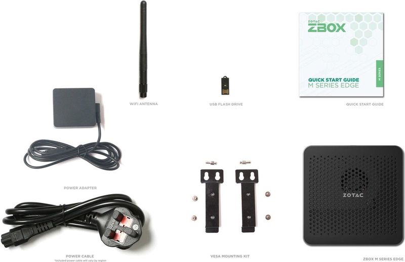 Zotac - ZBOX-MI668-BE - Barebone - Zwart - Intel Core i7-1360P - DDR5