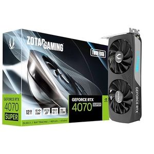 Zotac Nvidia GeForce RTX 4070 Super Videokaart TWIN EDGE 12 GB GDDR6X-RAM PCIe x16 HDMI, DisplayPort NVIDIA G-Sync