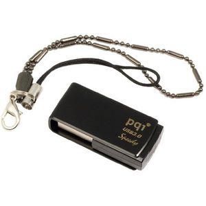 PQI USB 3.0 Flash Drive 32 GB Snelle Intelligente Schijf 360 Rotatie Zwart PQ004