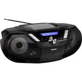 PHILIPS AZB798T - CD-Soundmachine - Zwart - Draagbare CD-speler met Bluetooth