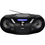 PHILIPS AZB798T - CD-Soundmachine - Zwart - Draagbare CD-speler met Bluetooth