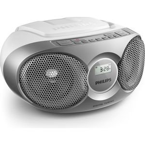 Philips - AZ215 - Radio/CD-speler - Wit - Compact