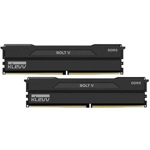 KLEVV Bolt V DDR5 32GB (2X 16GB) 6000MHz CL30 Gaming-Arbeitsspeicher RAM Kit XMP 3.0 Non-RGB Hochleistungs-Übertaktung 30-36-36-77