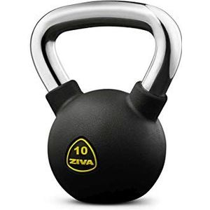 Ziva Performance Kettlebell, volwassenen, uniseks, zwart, 10 kg