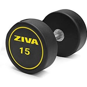 Ziva Performance halters, volwassenen, uniseks, zwart/geel, 15 kg