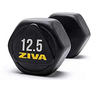 ZIVA Performance zeshoekige halters (12,5 kg)