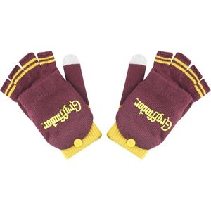 Harry Potter Vingerloze handschoenen Gryffindor Bordeaux rood