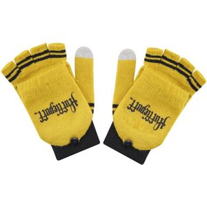 Harry Potter Vingerloze handschoenen Hufflepuff Geel