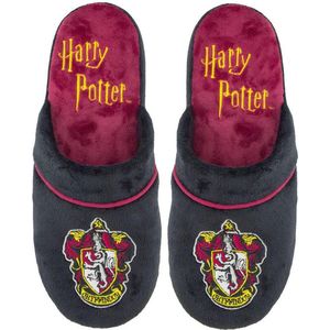 Cinereplicas - Harry Potter Pantoffels - Zwart en Rood - Officieel Warner Bros Product