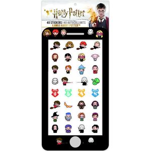 Cinereplicas Harry Potter - Set van 40 stickers en symbolen - officieel gelicentieerd product Warner Bros Harry Potter