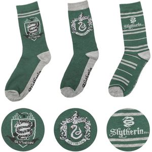 Cinereplicas - EV-24302 - Sokken - Slytherin - Verpakking van 3