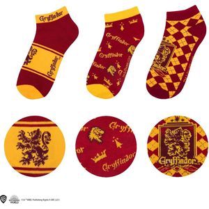 Cinereplicas - Harry Potter - Enkelsokken - Griffoendor - 3 Paar
