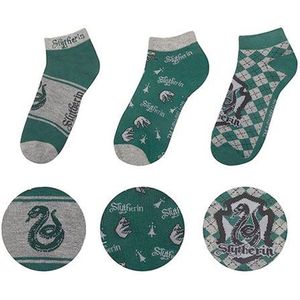 Cinereplicas - Harry Potter - Sokken - Set van 3 - Officiële Licentie - Zwadderich