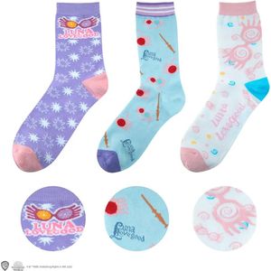 Cinereplicas - Harry Potter - Sokken - Multicouleur - Set van 3