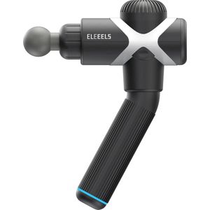 Eleeels X1T spiermassagepistool met vibratie, slagmassage, therapiemassage, oplaadbaar, 3 snelheden, 3200 omw/min, zwart