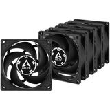 Arctic P8 PWM PST - 5-pack value pack - Geh�usel�fter - 80mm - Schwarz - 23 dBA