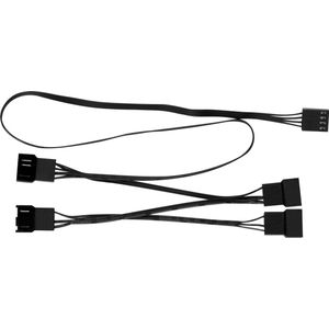 PST Fan Splitter Cable - 4-Pin PWM - 70 cm - Verbeterd Kabelbeheer