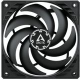 Arctic P12 Slim PMW PST - Ventilatorhuis - 120mm - 42.1 cfm - 300 - 2100 rpm - 0 DB modus - FDB - 4-pin - zwart