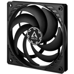 Arctic P12 Slim PMW PST - Ventilatorhuis - 120mm - 42.1 cfm - 300 - 2100 rpm - 0 DB modus - FDB - 4-pin - zwart