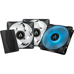 Arctic - P12 PWM PST RGB-Fan - 120 mm - Zwart - 3 Stuks