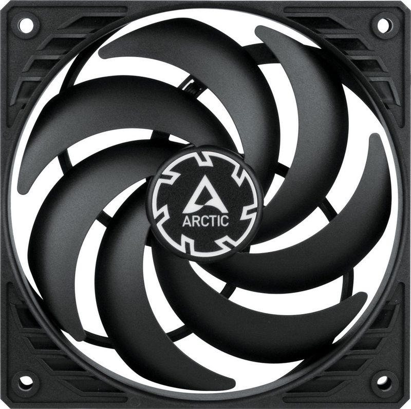ARCTIC P12 Slim PWM PST - Ventilator - 120 mm - 3 stuks - zwart