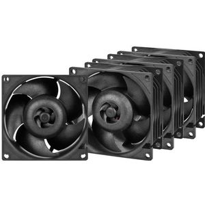 ARCTIC S8038-10K Processor Ventilator 8 cm Zwart 4 stuk(s)