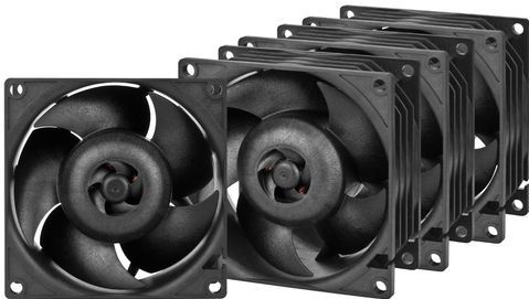 ARCTIC S8038-10K Processor Ventilator 8 cm Zwart 4 stuk(s)