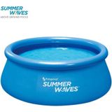 Summer Waves Quick Set Zwembad | Met Filterpomp  | Ø244 x 76 cm
