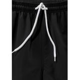 Look - Unikleur - Zwembroek - Zwart - Elastisch Band - Steekzakken