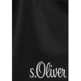 Look - Unikleur - Zwembroek - Zwart - Elastisch Band - Steekzakken