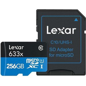 Lexar MicroSDXC 256GB - 633x UHS-I