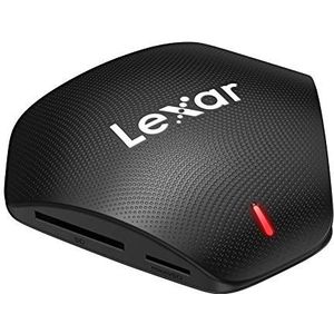 Lexar Professional Multi-Card 3-in-1 USB 3.1 Lezer, Tot 312 MB/s voor SD Kaart/Micro SD Kaart, 160 MB/s voor CompactFlash Kaart, Inclusief USB Type-C naar USB Type-A kabel (LRW500URBAMZN)