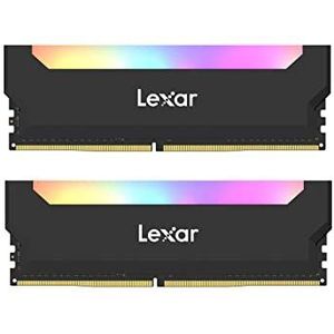 Lexar Hades RGB DDR4 RAM 16 GB Kit (8 GB x 2) 3600 MHz, DRAM 288-pins U-DIMM Desktop Geheugen, LED Verlichting Gamen PC Geheugen, XMP 2.0 High Performance Computer Geheugen (LD4BU008G-R3600ADLH)