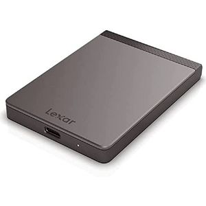 Lexar SL200 512 GB draagbare SSD, externe SSD, Solid State Drive, tot 550 MB/s lezen, 400 MB/s schrijven, USB Type-C poort (LSL200X512G-RNNNG)