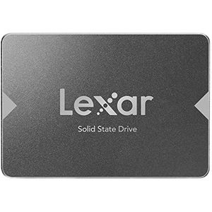 Lexar NS100 2,5” SATA III 6 Gb/s Interne SSD 2TB, SSD Schijf, Solid-State Drive, Tot 550 MB/s Lezen, interne SSD voor laptop, desktopcomputer/pc (LNS100X002T-RNNNG)