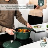 Westinghouse Performance Series - Kookpan - Groen - 24cm - Met Deksel