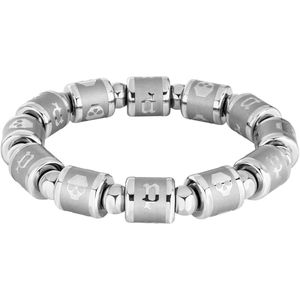 Police heren Armband Selous metaal One Size Zilver 32012831