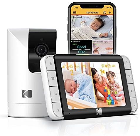 KODAK - CHERISH C525P - Videobabyfoon - Wit - WiFi-connectiviteit
