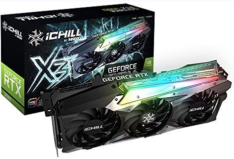 Inno3D - RTX3080 iChill X3 - Videokaart - 10 GB GDDR6X - HDMI 3xDP