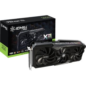 INNO3D GeForce RTX 4080 ICHILL X3 - Videokaart - 16GB GDDR6X - PCIe 4.0 - 1x HDMI 2.1 - 3x DisplayPort 1.4