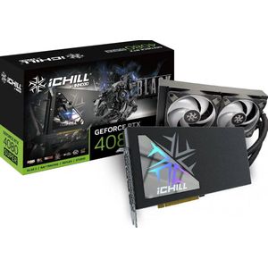 INNO3D GeForce RTX 4080 SUPER iChill BLACK - Videokaart - 16GB GDDR6X - PCI Express x16 4.0 - 1x HDMI - 3x DisplayPort