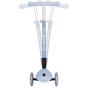 Schaalbare 3-wiel scooter - GLOBBER - ACTIVE ECOLOGIC - Cassis Blue - Gerecycled plastic - Drager Brede zitting 15 maanden tot 9 jaar