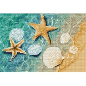 DIAMOND DOTZ Crystal Shore - Diamond Painting - 15.912 Dotz - 41x28 cm