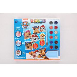 DIAMOND DOTZ DOTZIES 2592777 Originele 5D-diamantschilderset Paw Patrol, creatieve schilderset voor kinderen vanaf 6 jaar, voor beginners