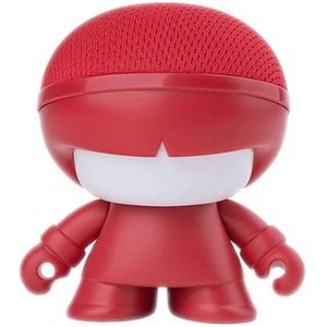 Xoopar - Mini Xboy Bluetooth Portable Speaker Mini draagbare luidspreker met LED-lampje - Krachtig 360° geluid ingebouwde Selfie afstandsbediening - Rood