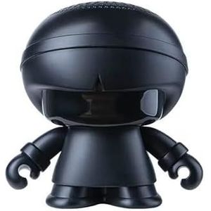 Xoopar Draagbare Bluetooth Speaker Ontworpen met Milieuvriendelijke Materialen - Xboy-R Zwart. Draagbare LED Lighted Speaker - Krachtig 360° Geluid Geïntegreerde Selfie Afstandsbediening