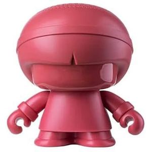 Xoopar Draagbare Bluetooth-luidspreker, gemaakt van milieuvriendelijke materialen, Xboy-R rood, draagbare luidspreker met LED-verlichting, krachtig 360°-geluid, geïntegreerde selfie-afstandsbediening